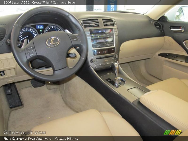 Crystal White / Cashmere Beige 2006 Lexus IS 250