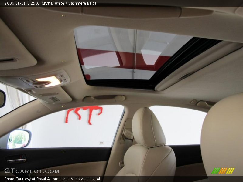 Crystal White / Cashmere Beige 2006 Lexus IS 250