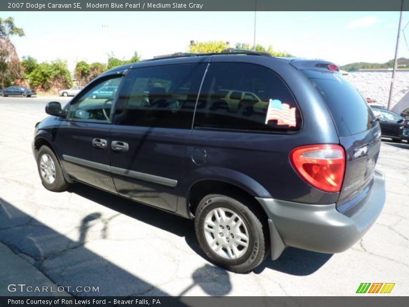 Modern Blue Pearl / Medium Slate Gray 2007 Dodge Caravan SE
