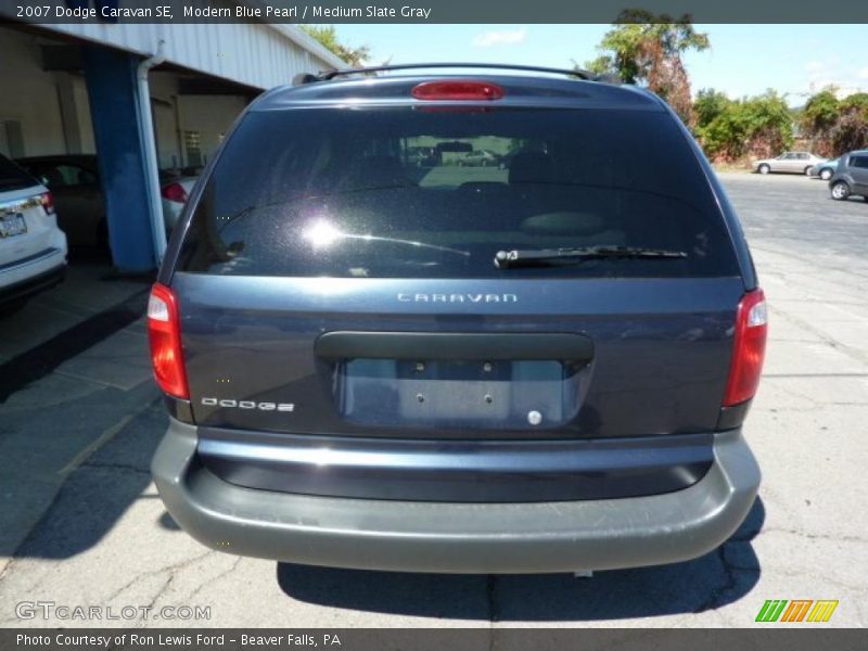 Modern Blue Pearl / Medium Slate Gray 2007 Dodge Caravan SE