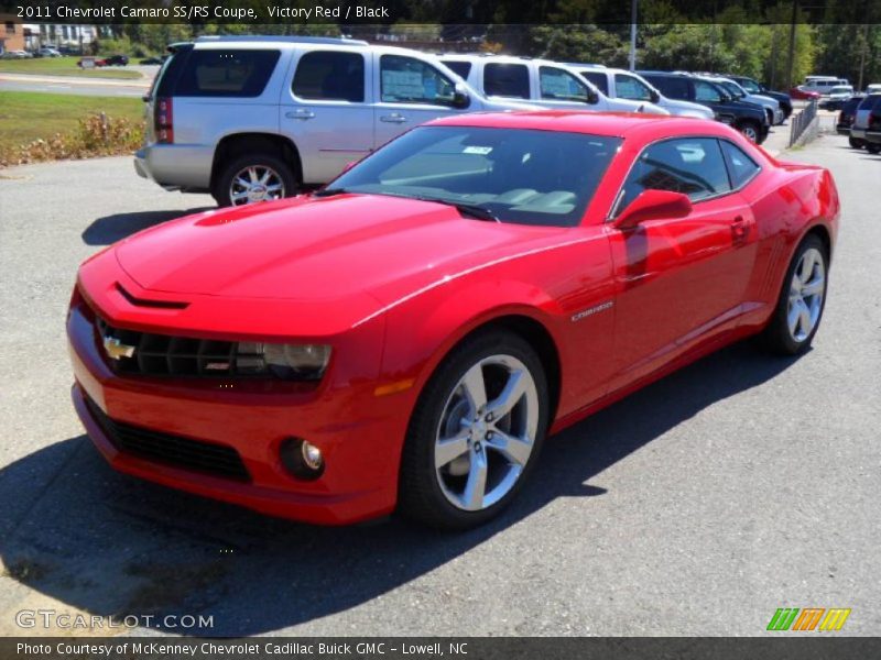 Victory Red / Black 2011 Chevrolet Camaro SS/RS Coupe