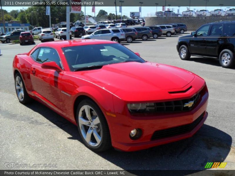 Victory Red / Black 2011 Chevrolet Camaro SS/RS Coupe
