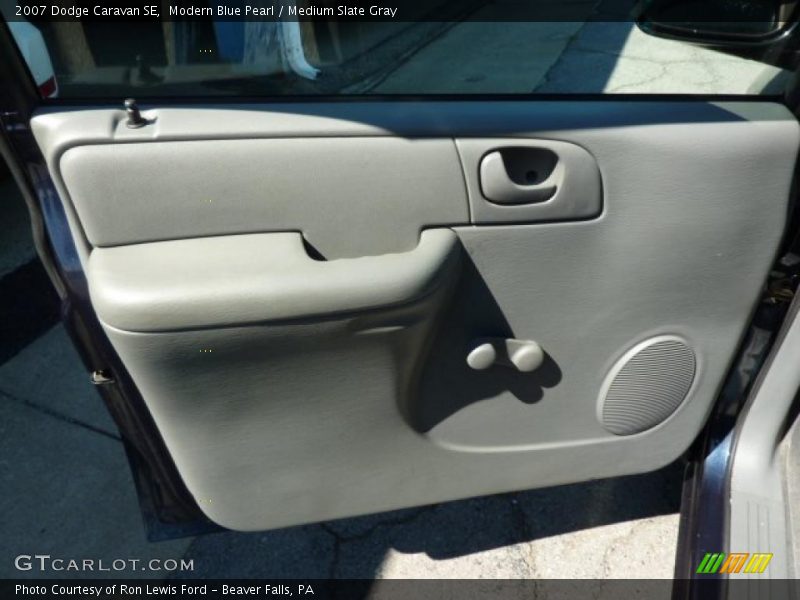 Modern Blue Pearl / Medium Slate Gray 2007 Dodge Caravan SE