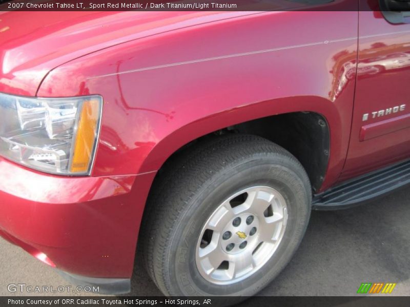 Sport Red Metallic / Dark Titanium/Light Titanium 2007 Chevrolet Tahoe LT