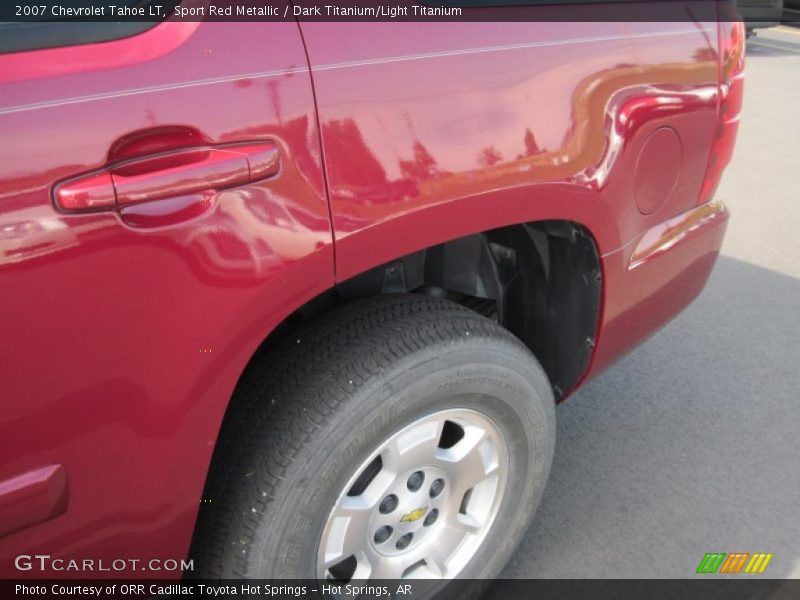 Sport Red Metallic / Dark Titanium/Light Titanium 2007 Chevrolet Tahoe LT