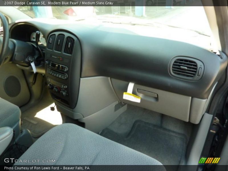 Modern Blue Pearl / Medium Slate Gray 2007 Dodge Caravan SE