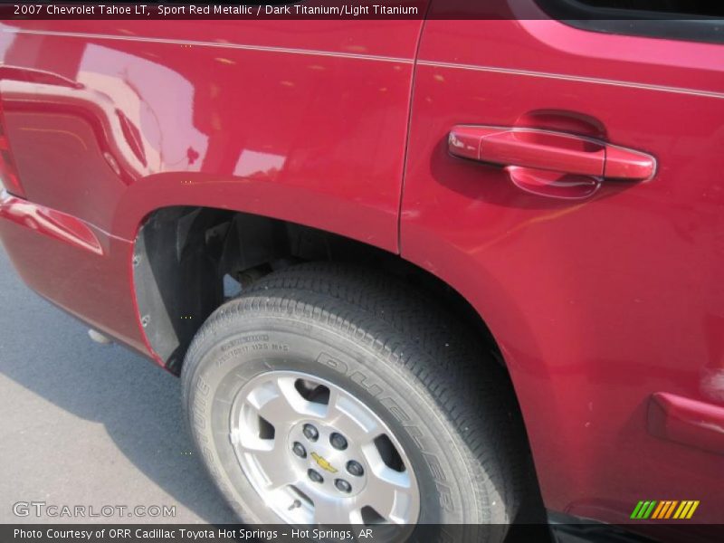 Sport Red Metallic / Dark Titanium/Light Titanium 2007 Chevrolet Tahoe LT