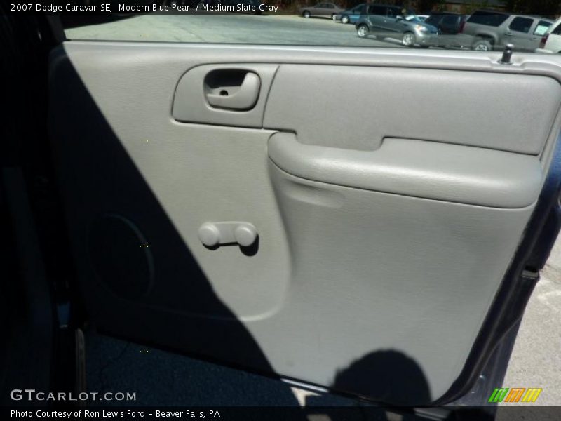 Modern Blue Pearl / Medium Slate Gray 2007 Dodge Caravan SE