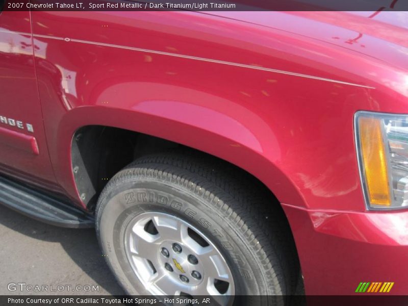 Sport Red Metallic / Dark Titanium/Light Titanium 2007 Chevrolet Tahoe LT