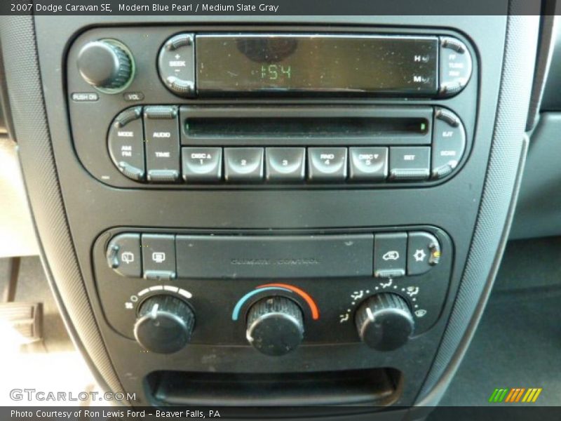 Modern Blue Pearl / Medium Slate Gray 2007 Dodge Caravan SE