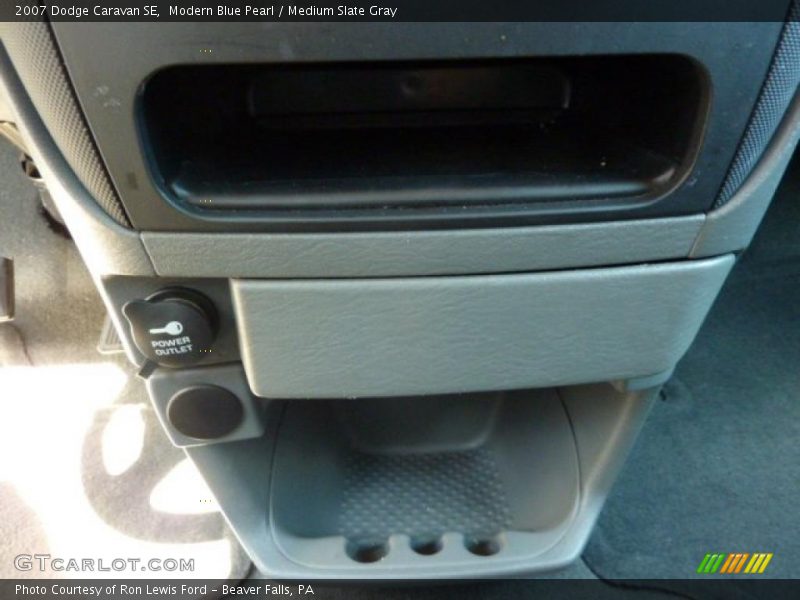 Modern Blue Pearl / Medium Slate Gray 2007 Dodge Caravan SE