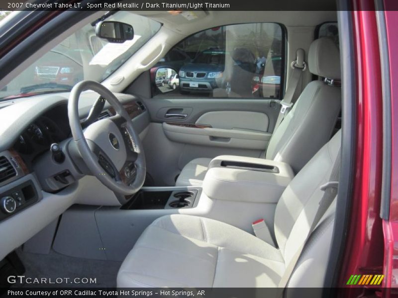 Sport Red Metallic / Dark Titanium/Light Titanium 2007 Chevrolet Tahoe LT