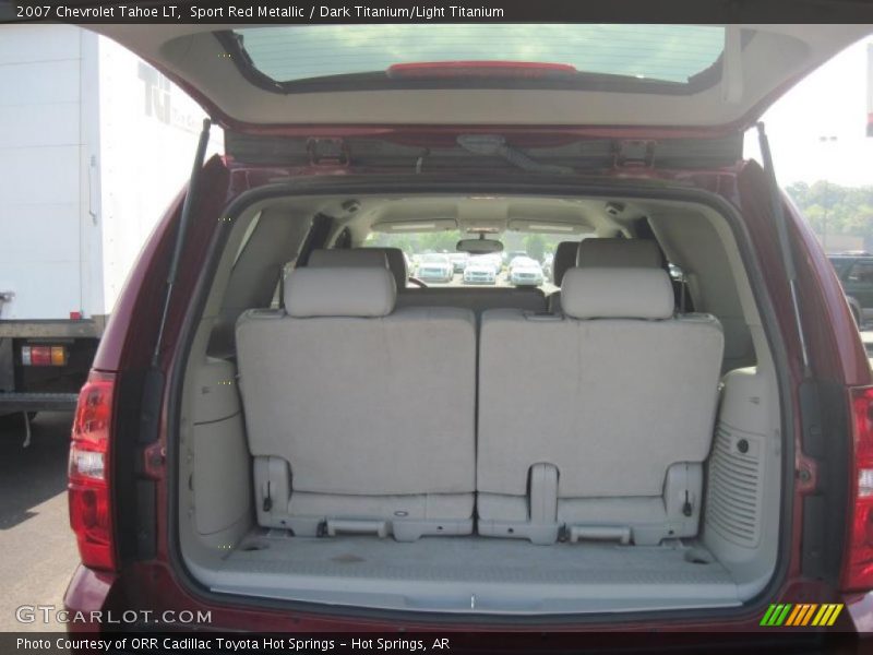 Sport Red Metallic / Dark Titanium/Light Titanium 2007 Chevrolet Tahoe LT
