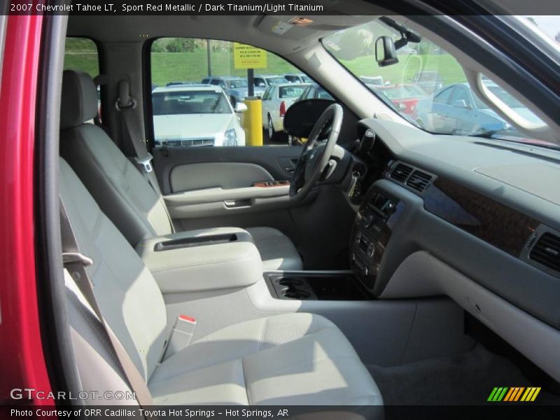 Sport Red Metallic / Dark Titanium/Light Titanium 2007 Chevrolet Tahoe LT