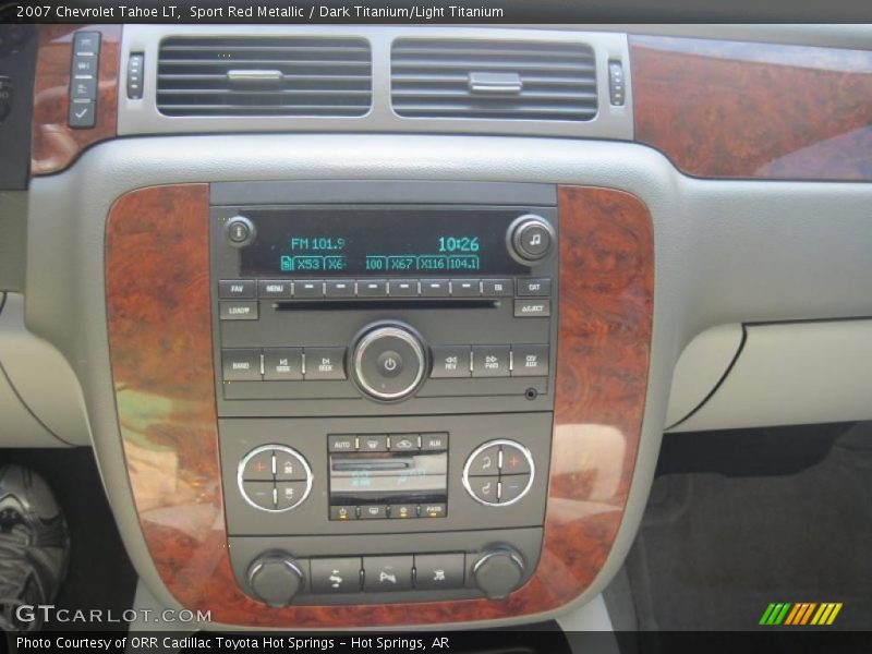 Sport Red Metallic / Dark Titanium/Light Titanium 2007 Chevrolet Tahoe LT