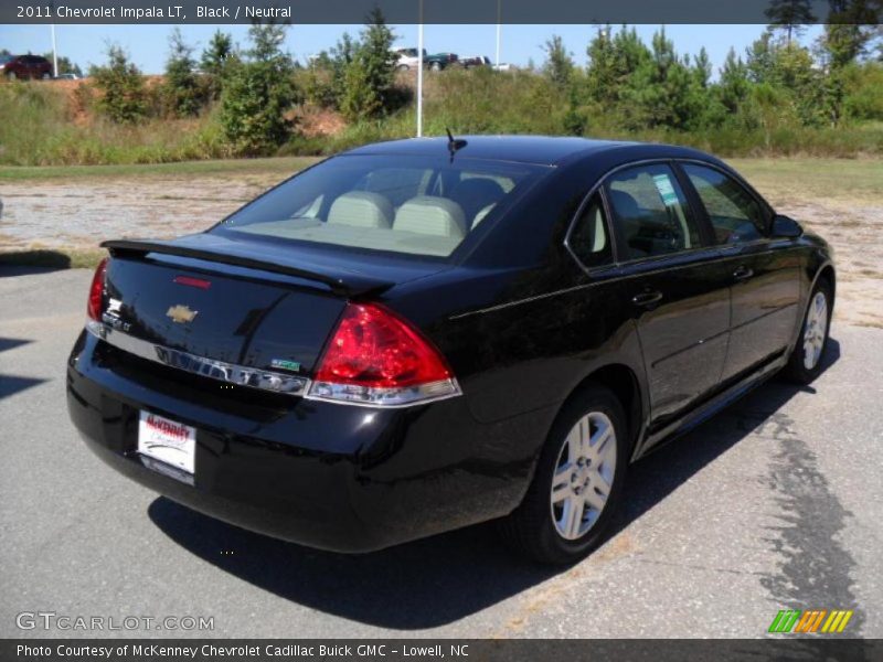 Black / Neutral 2011 Chevrolet Impala LT