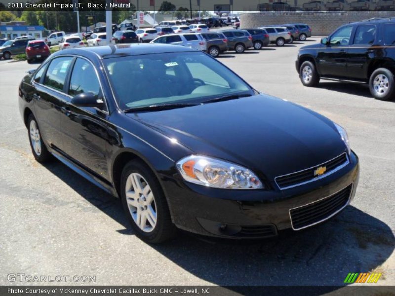 Black / Neutral 2011 Chevrolet Impala LT