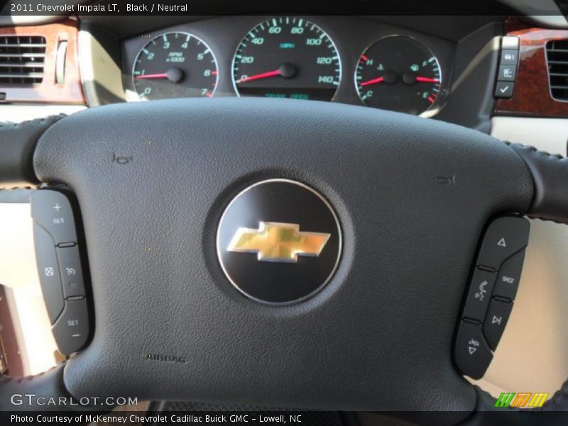 Black / Neutral 2011 Chevrolet Impala LT