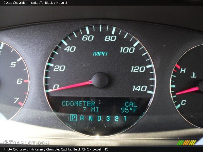 Black / Neutral 2011 Chevrolet Impala LT
