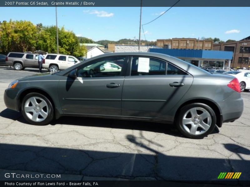 Granite Metallic / Ebony 2007 Pontiac G6 Sedan
