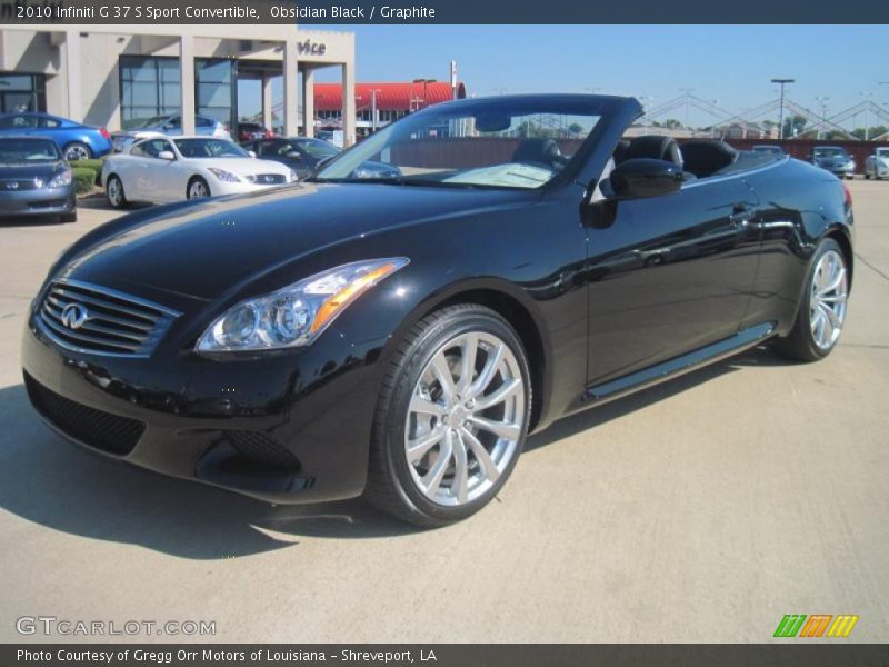 Obsidian Black / Graphite 2010 Infiniti G 37 S Sport Convertible