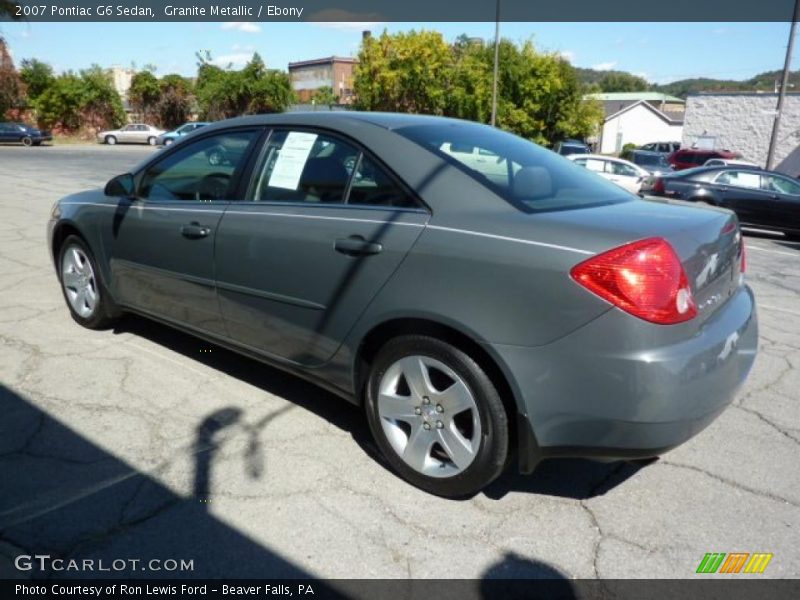 Granite Metallic / Ebony 2007 Pontiac G6 Sedan