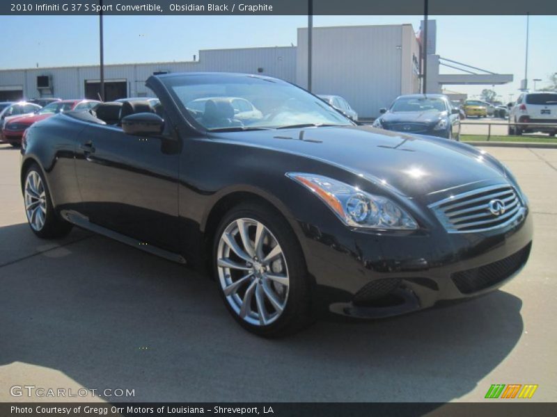 Front 3/4 View of 2010 G 37 S Sport Convertible