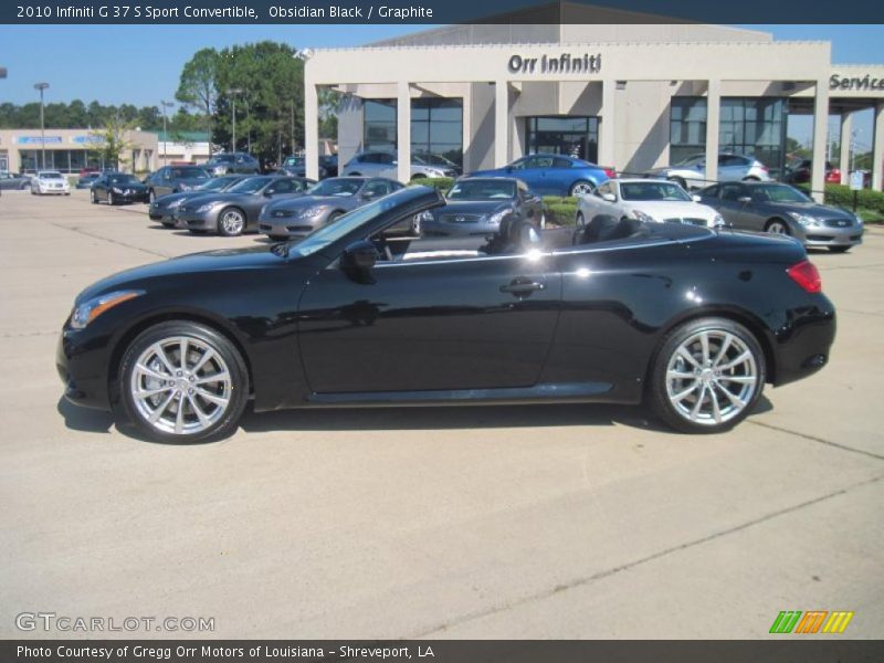 2010 G 37 S Sport Convertible Obsidian Black