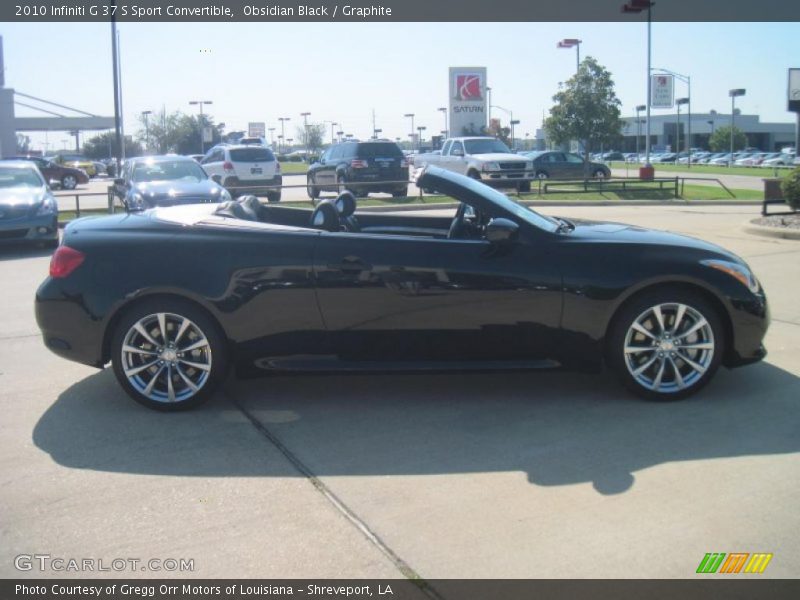 Obsidian Black / Graphite 2010 Infiniti G 37 S Sport Convertible