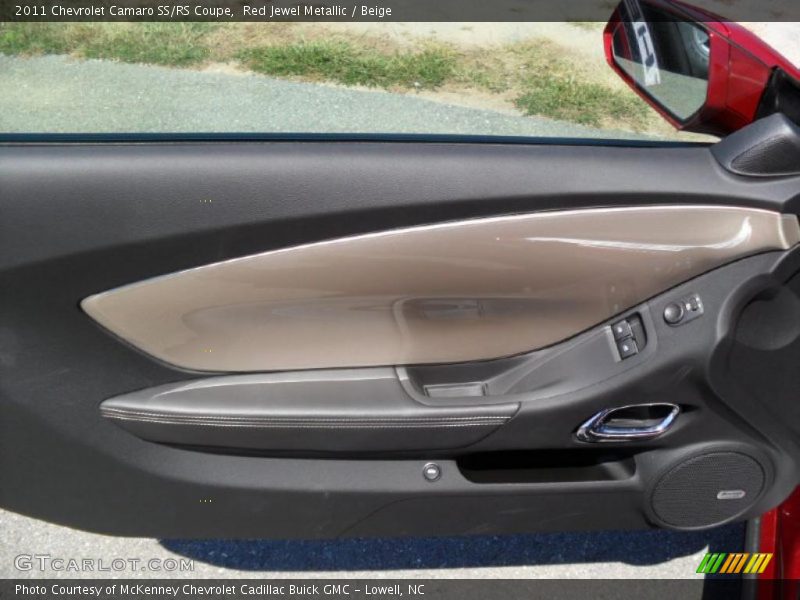 Red Jewel Metallic / Beige 2011 Chevrolet Camaro SS/RS Coupe