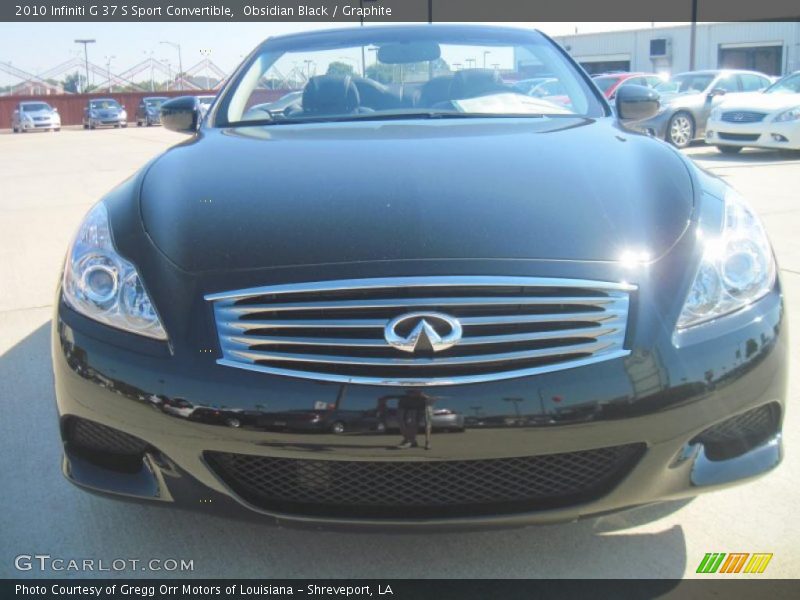 Obsidian Black / Graphite 2010 Infiniti G 37 S Sport Convertible