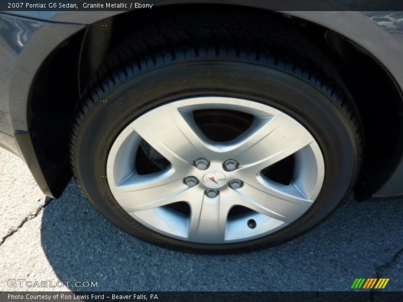 Granite Metallic / Ebony 2007 Pontiac G6 Sedan
