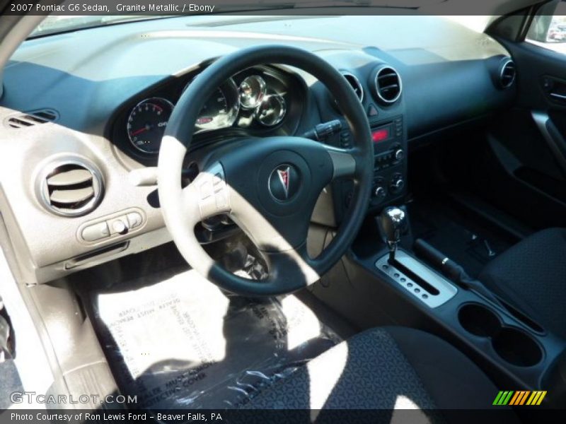 Granite Metallic / Ebony 2007 Pontiac G6 Sedan