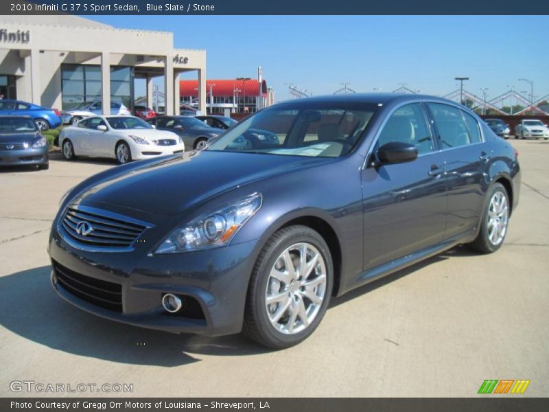 Blue Slate / Stone 2010 Infiniti G 37 S Sport Sedan