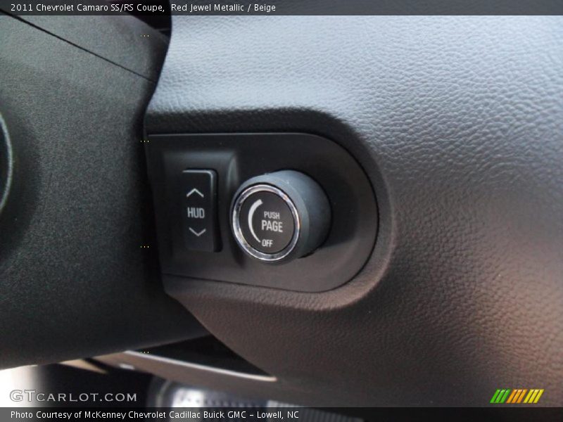 Red Jewel Metallic / Beige 2011 Chevrolet Camaro SS/RS Coupe