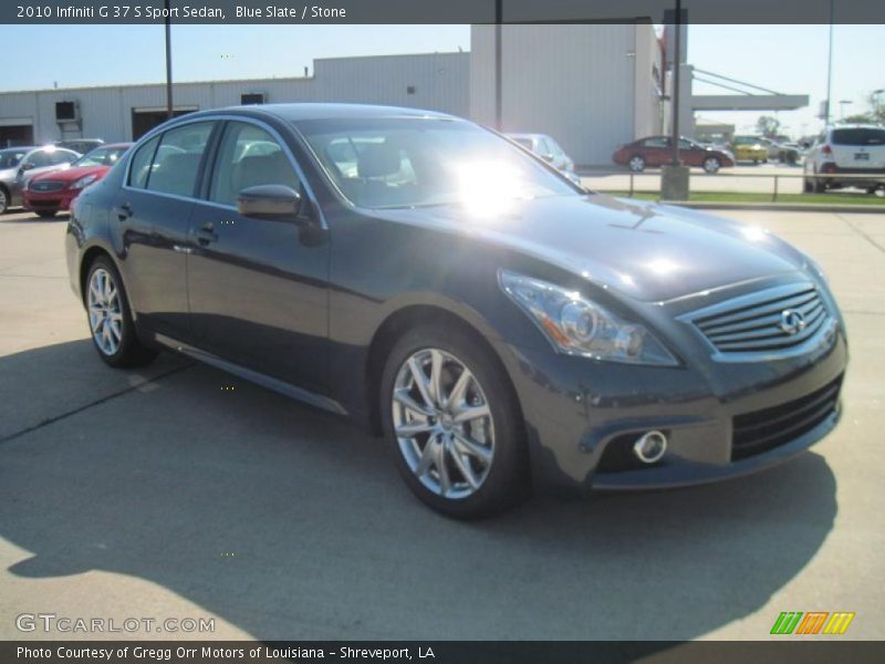 Blue Slate / Stone 2010 Infiniti G 37 S Sport Sedan