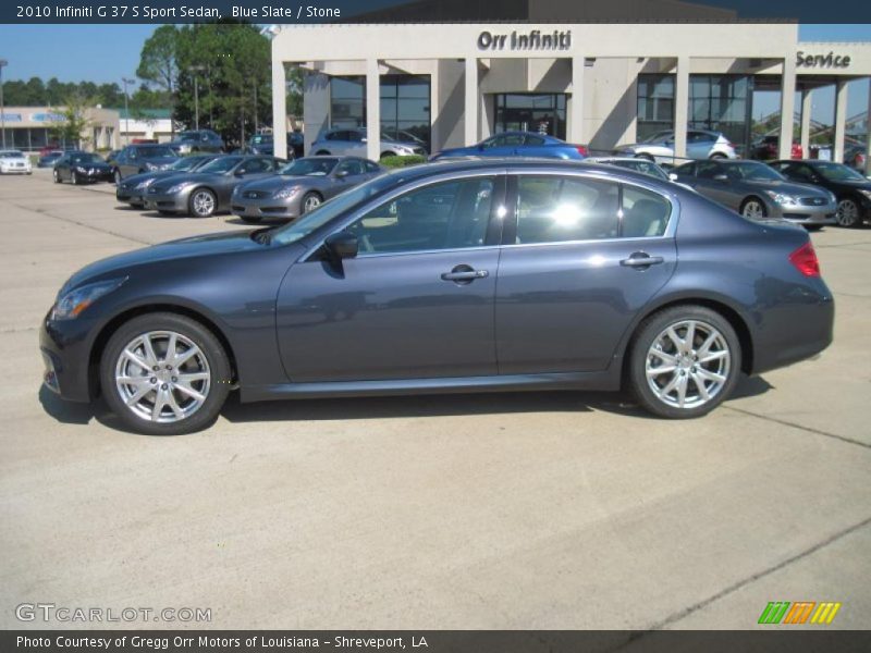 Blue Slate / Stone 2010 Infiniti G 37 S Sport Sedan