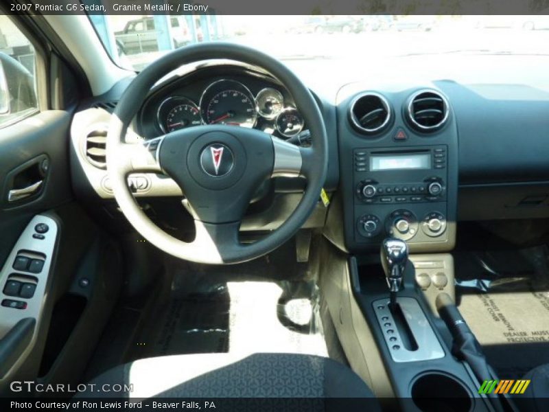 Granite Metallic / Ebony 2007 Pontiac G6 Sedan