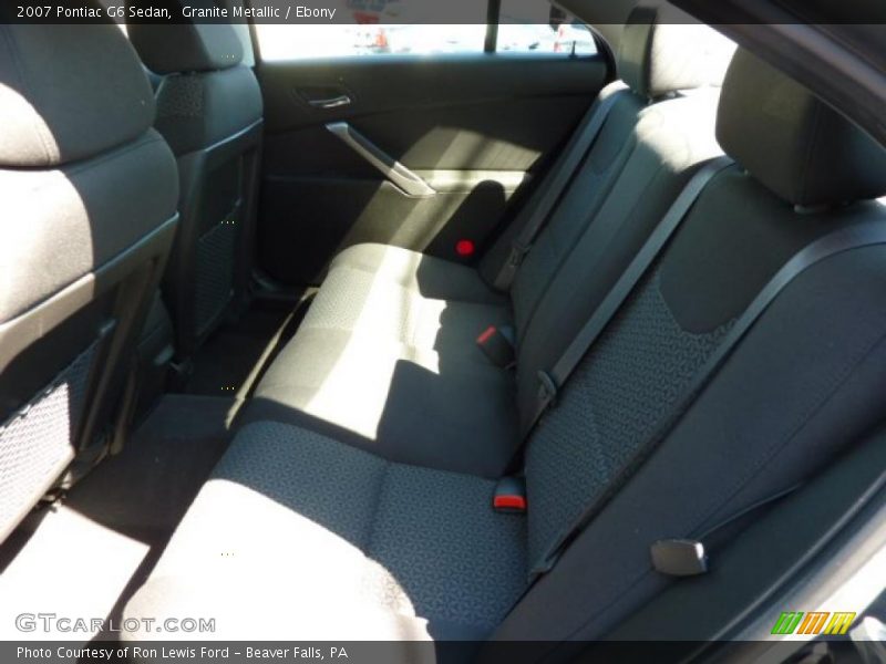Granite Metallic / Ebony 2007 Pontiac G6 Sedan