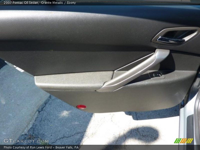 Granite Metallic / Ebony 2007 Pontiac G6 Sedan
