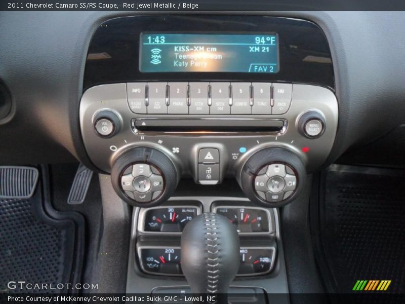 Red Jewel Metallic / Beige 2011 Chevrolet Camaro SS/RS Coupe