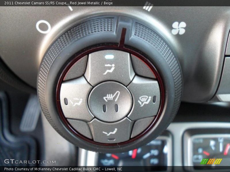 Red Jewel Metallic / Beige 2011 Chevrolet Camaro SS/RS Coupe