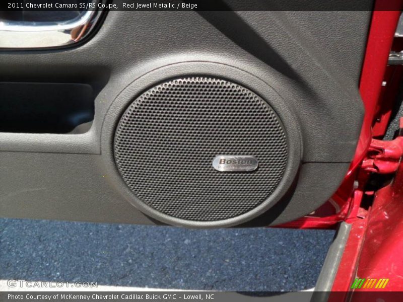 Red Jewel Metallic / Beige 2011 Chevrolet Camaro SS/RS Coupe