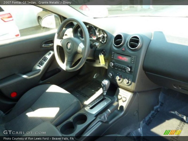 Granite Metallic / Ebony 2007 Pontiac G6 Sedan