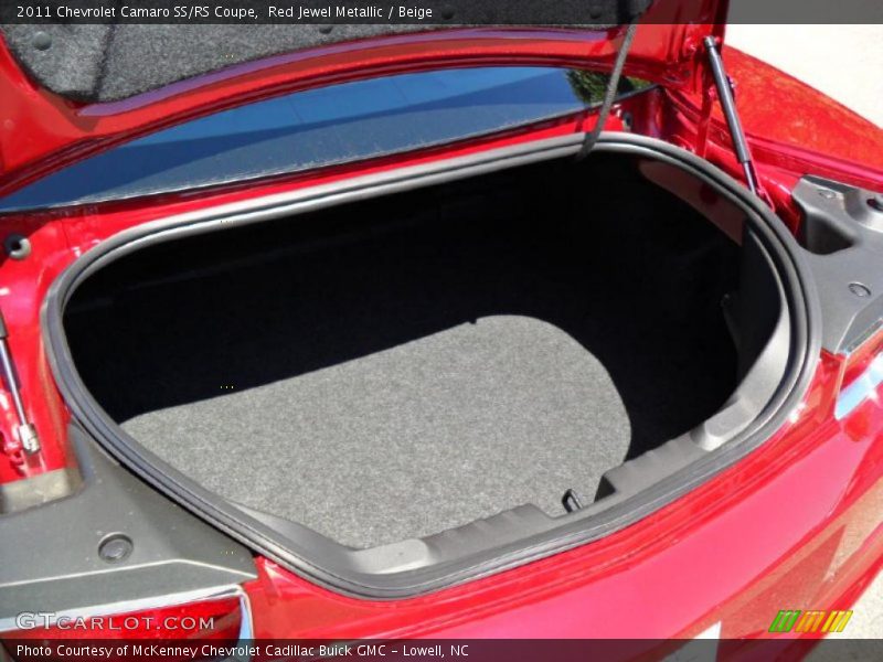 Red Jewel Metallic / Beige 2011 Chevrolet Camaro SS/RS Coupe