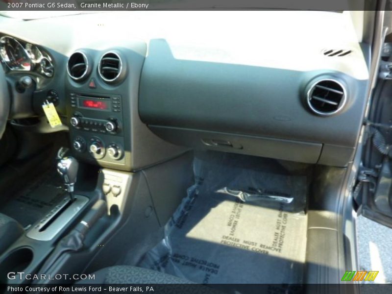 Granite Metallic / Ebony 2007 Pontiac G6 Sedan