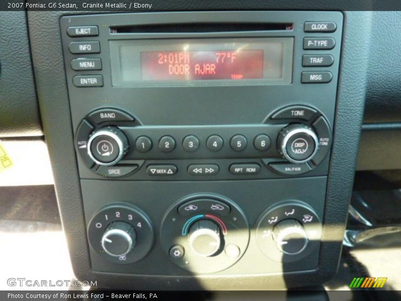 Granite Metallic / Ebony 2007 Pontiac G6 Sedan
