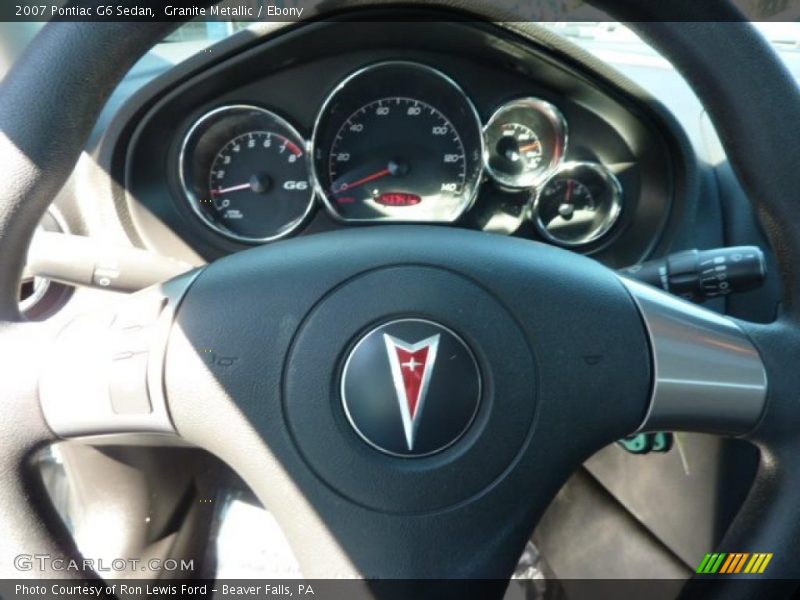 Granite Metallic / Ebony 2007 Pontiac G6 Sedan