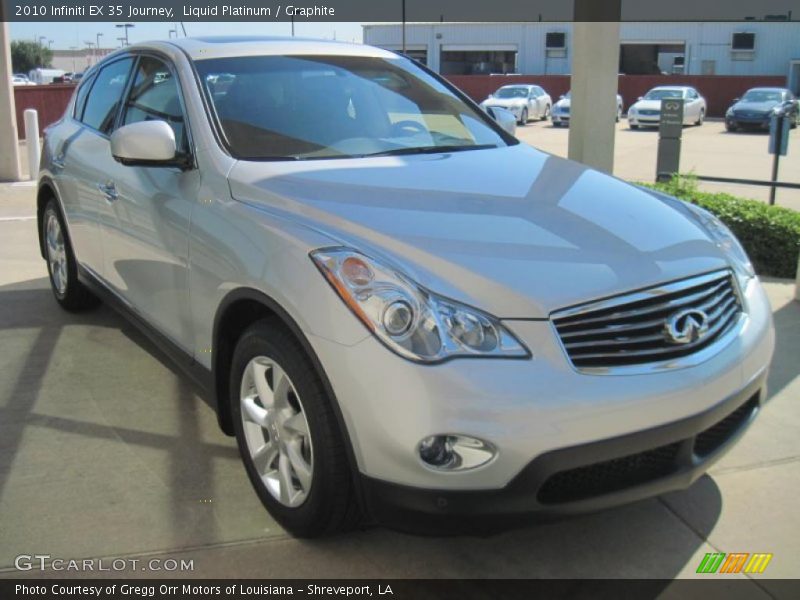 Liquid Platinum / Graphite 2010 Infiniti EX 35 Journey