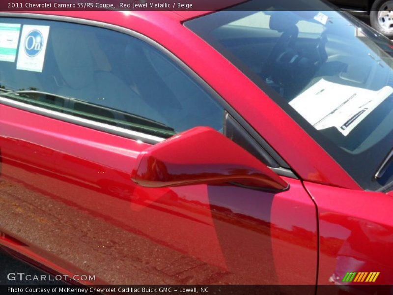 Red Jewel Metallic / Beige 2011 Chevrolet Camaro SS/RS Coupe